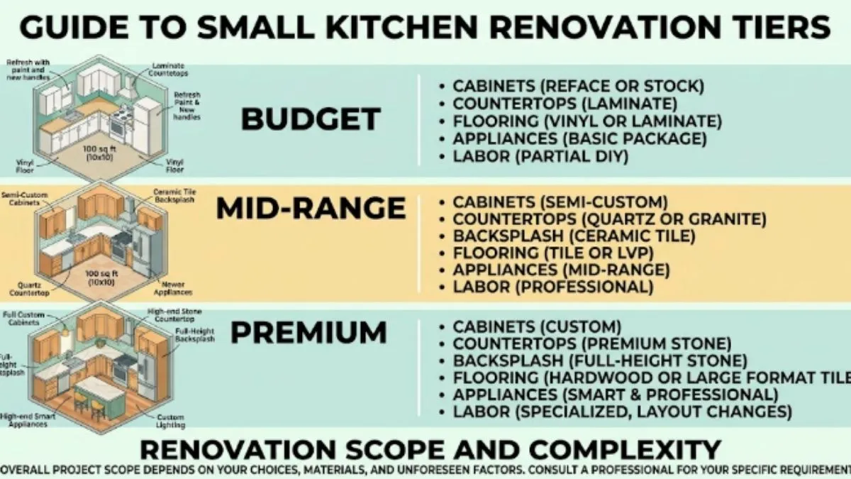 how much to renovate a small kitchen