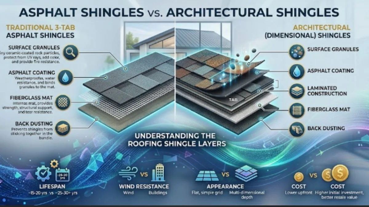 Asphalt Shingles vs Architectural Shingles: Which Roofing Option Is Better?