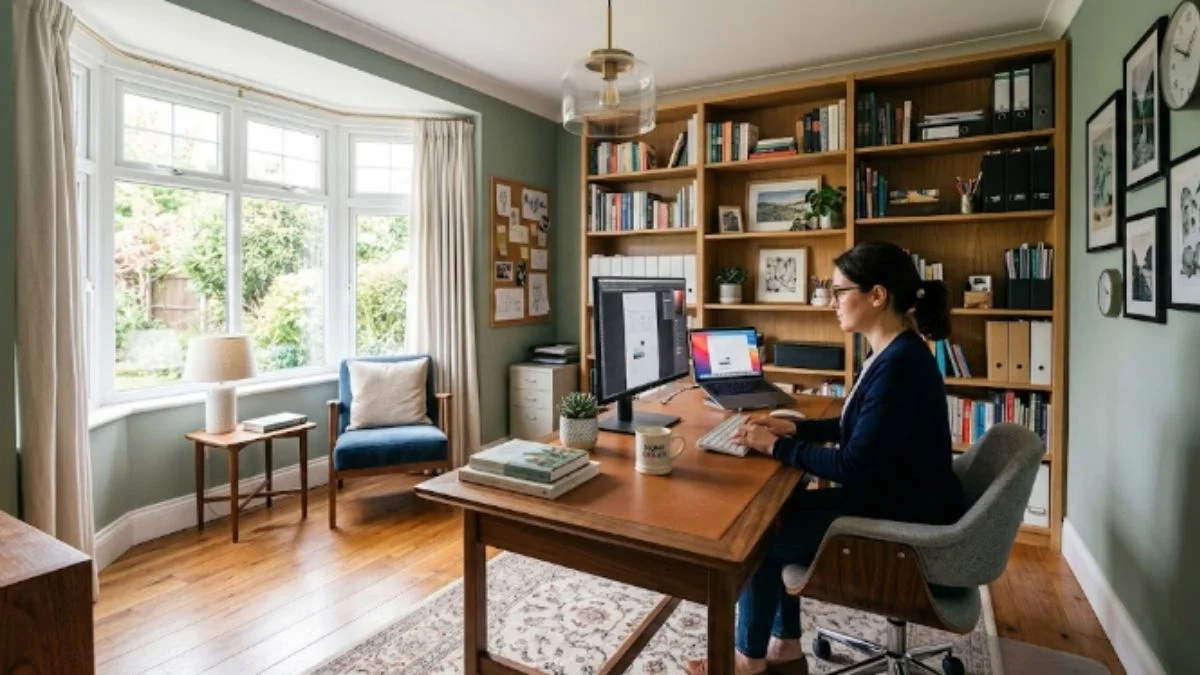 dining room to office conversion​