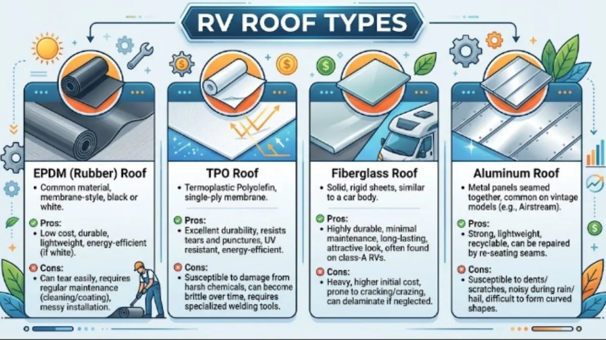 RV Roof Types
