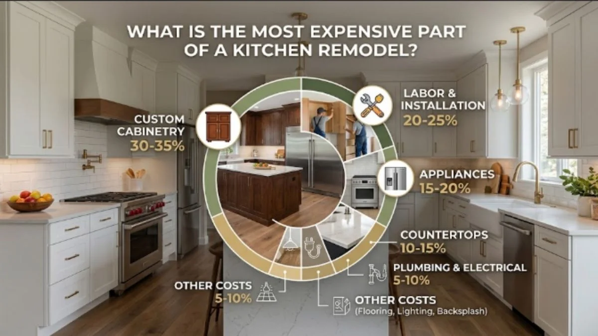 what is the most expensive part of a kitchen remodel