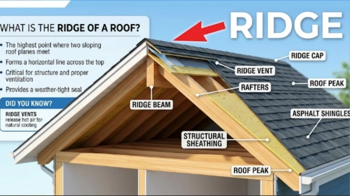 what is the ridge of a roof